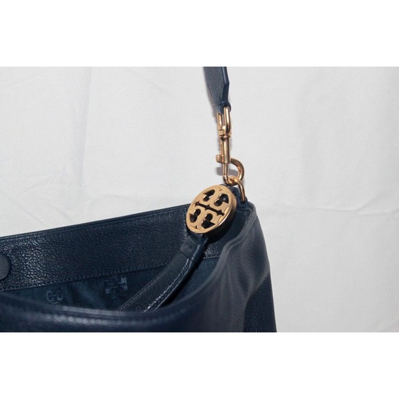 Tory Burch New York Red White and Blue Leather Handbag Shoulder and Top Handle - Picture 3 of 5